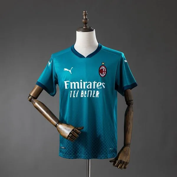 Camiseta de fútbol AC Milan 2020/21 TERCERA MANGA CORTA VERSION FAN